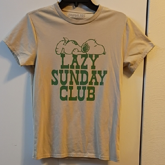 Peanuts Tops - ****Snoopy Lazy Sunday Club T-Shirt